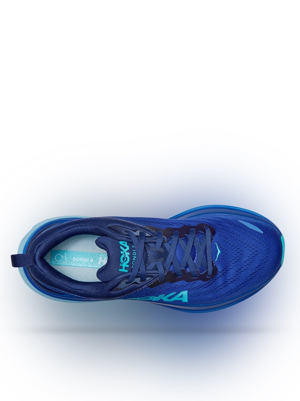 Hoka Men’s Bondi 8 Blue Outer Space Running Shoes 10.5D - Picture 5 of 10